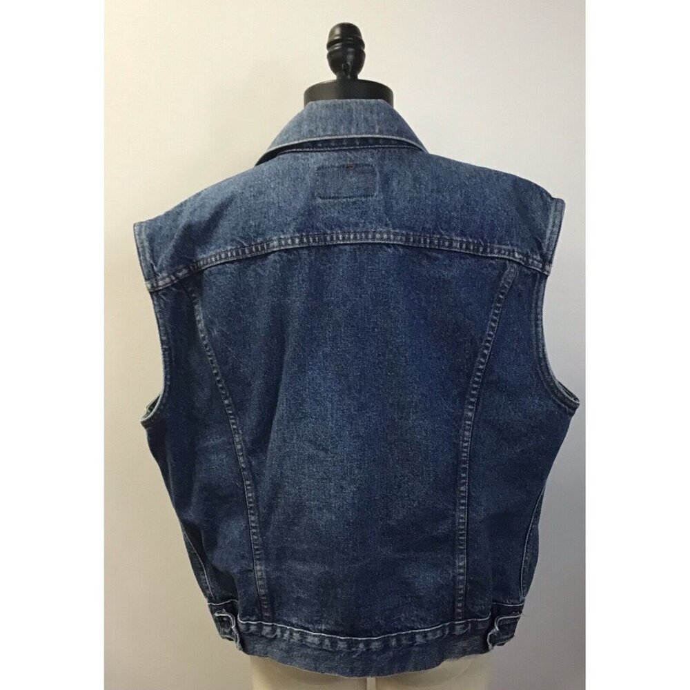Vintage 80-90 Levi’s Trucker Vest Men’s XL - Picture 2 of 6